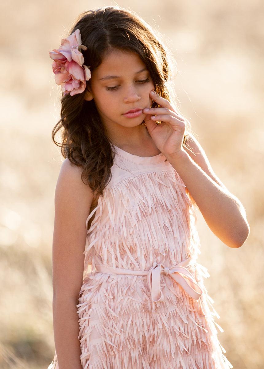 Caleo Dress in Blush Girls Product Image
