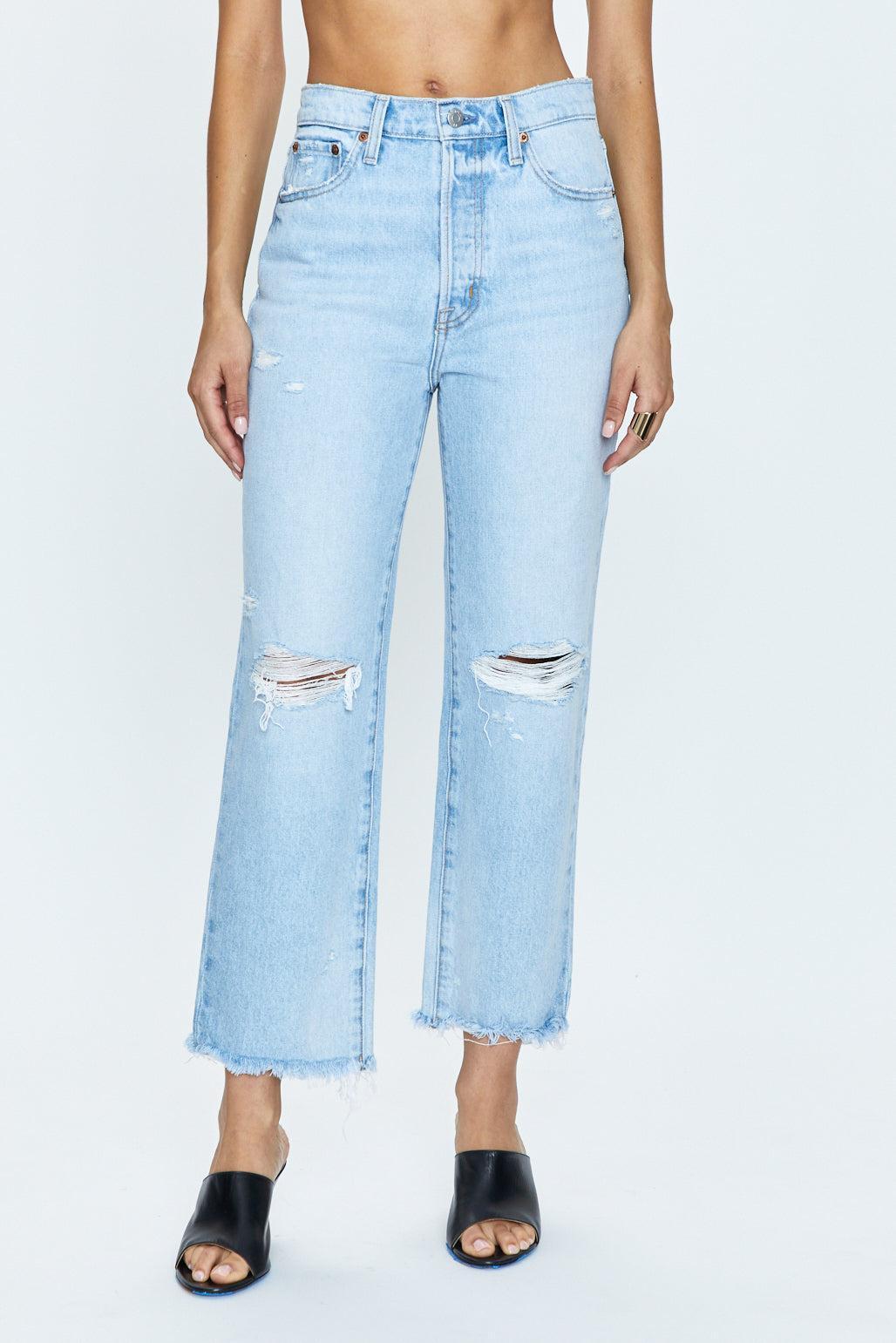Cassie High Rise Straight - Daytrip Distressed Product Image