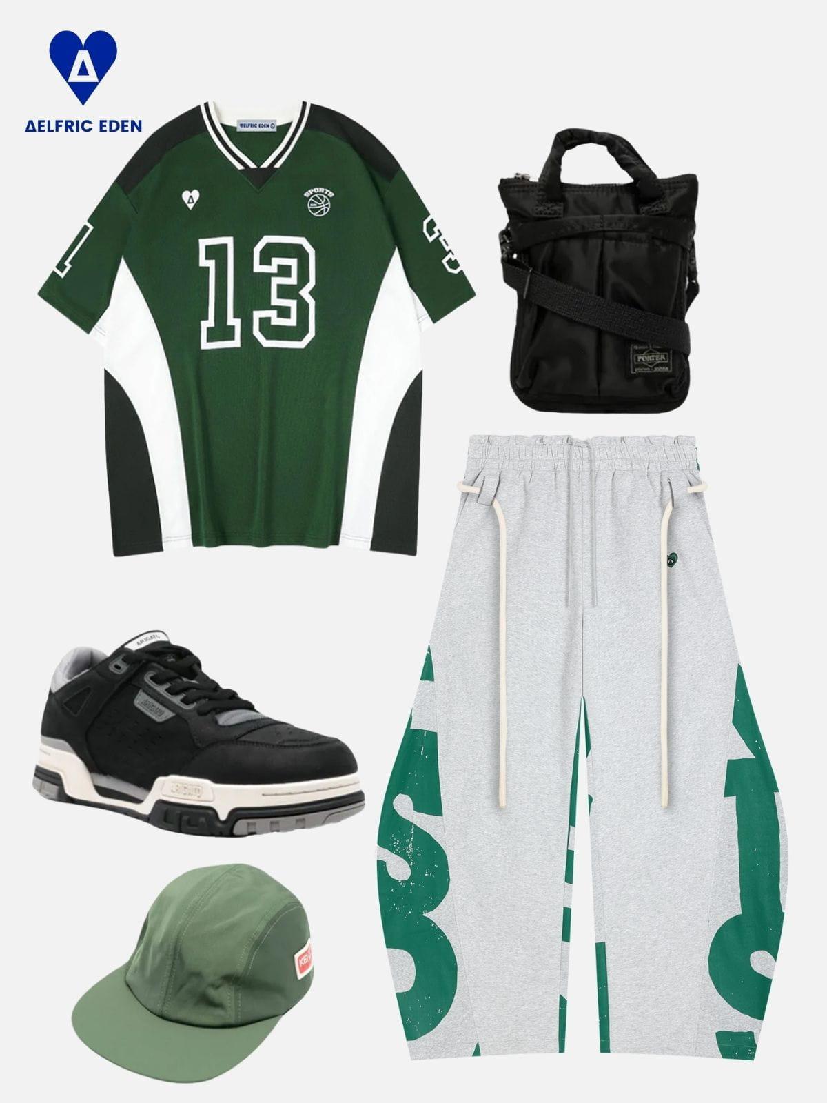 Aelfric Eden Graffiti Super Baggy Barrel Sweatpants Product Image