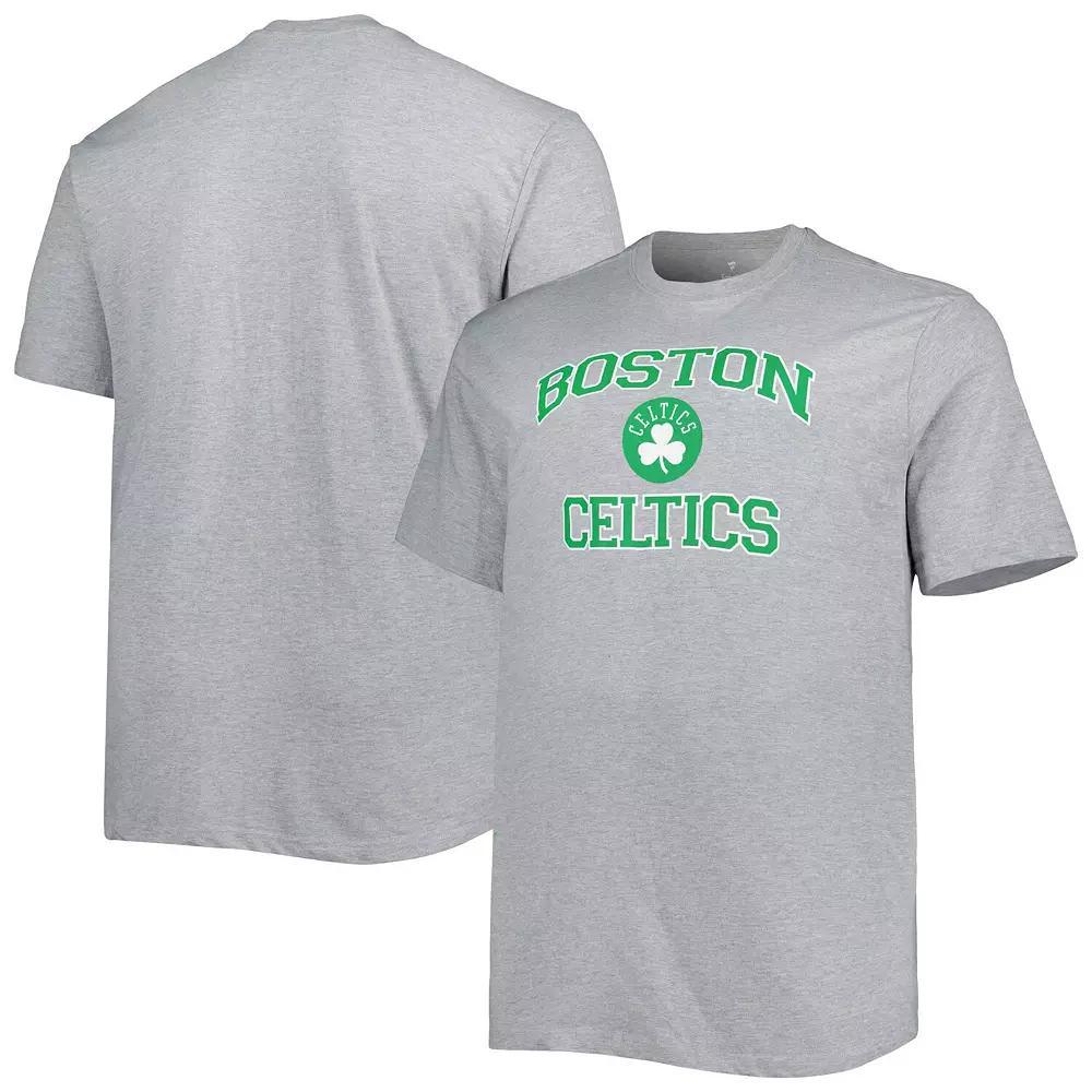 Men's Black Boston Celtics Big & Tall Heart & Soul T-Shirt, Size: 5XB, Grey Product Image