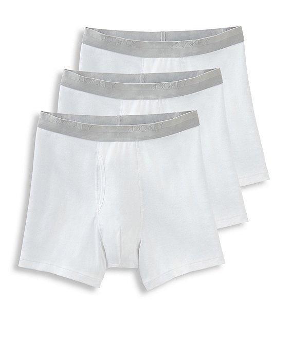 Jockey Signature Pima Cotton Mid-Rise Boxer Briefs 3-Pack Product Image