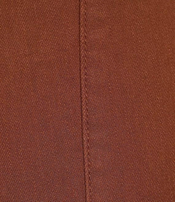 Intro Nia Slimming High Waist Seam Detail Pull-On Flare Leg Pants Product Image
