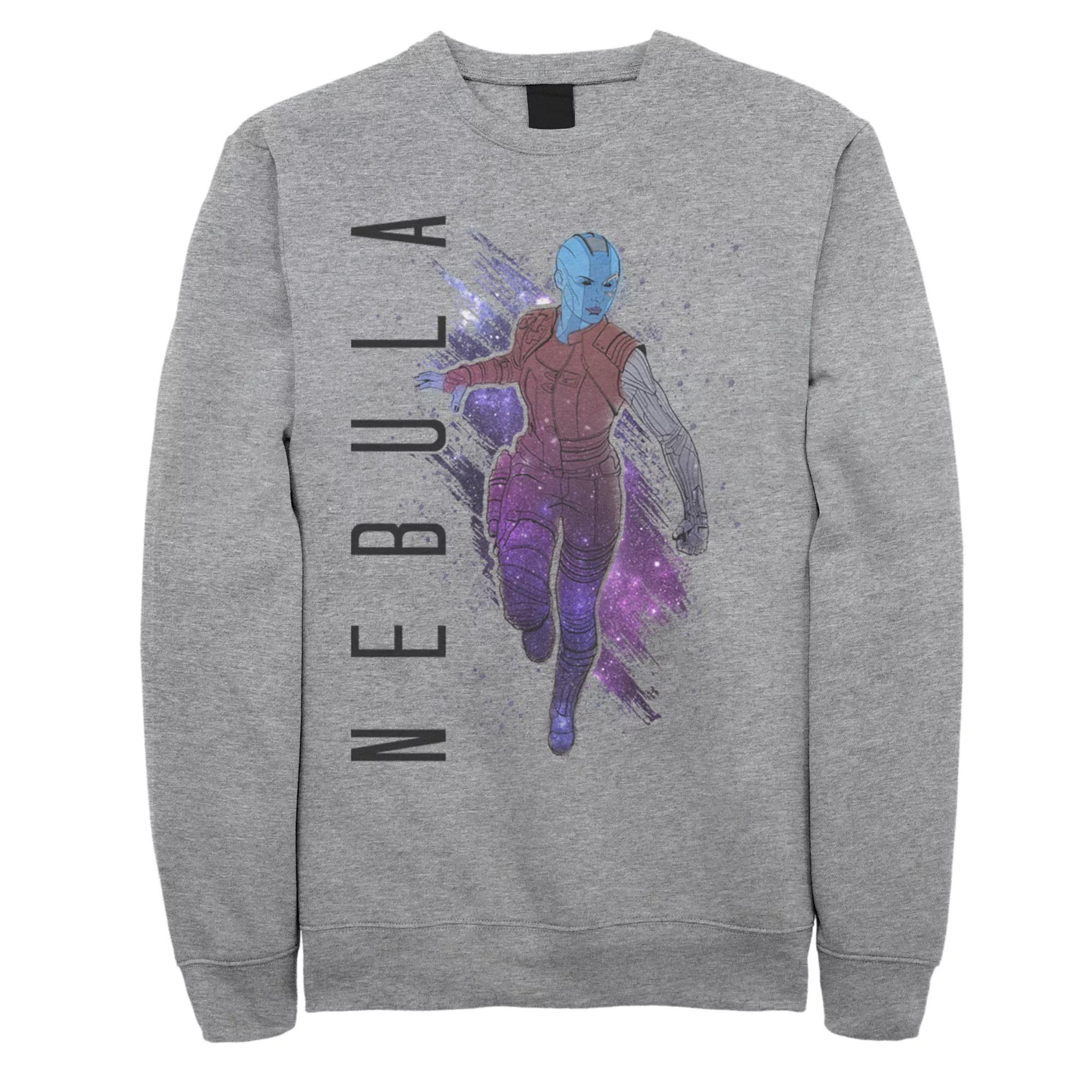 Men's Marvel Avengers Endgame Nebula Sweatshirt, Size: XXL, Athletic Grey Product Image