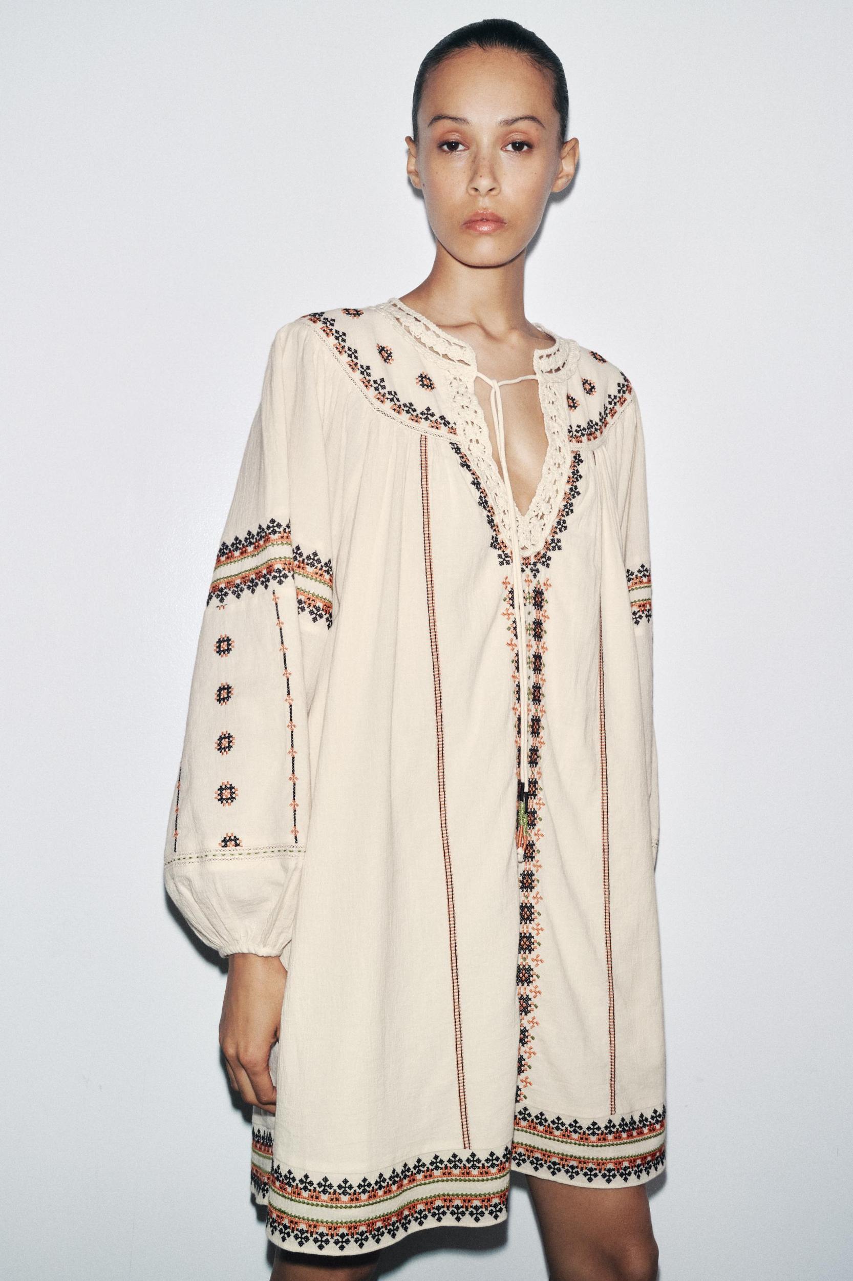 EMBROIDERED DRESS ZW COLLECTION Product Image