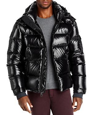 Mens Glacier Hooded Down Coat Product Image