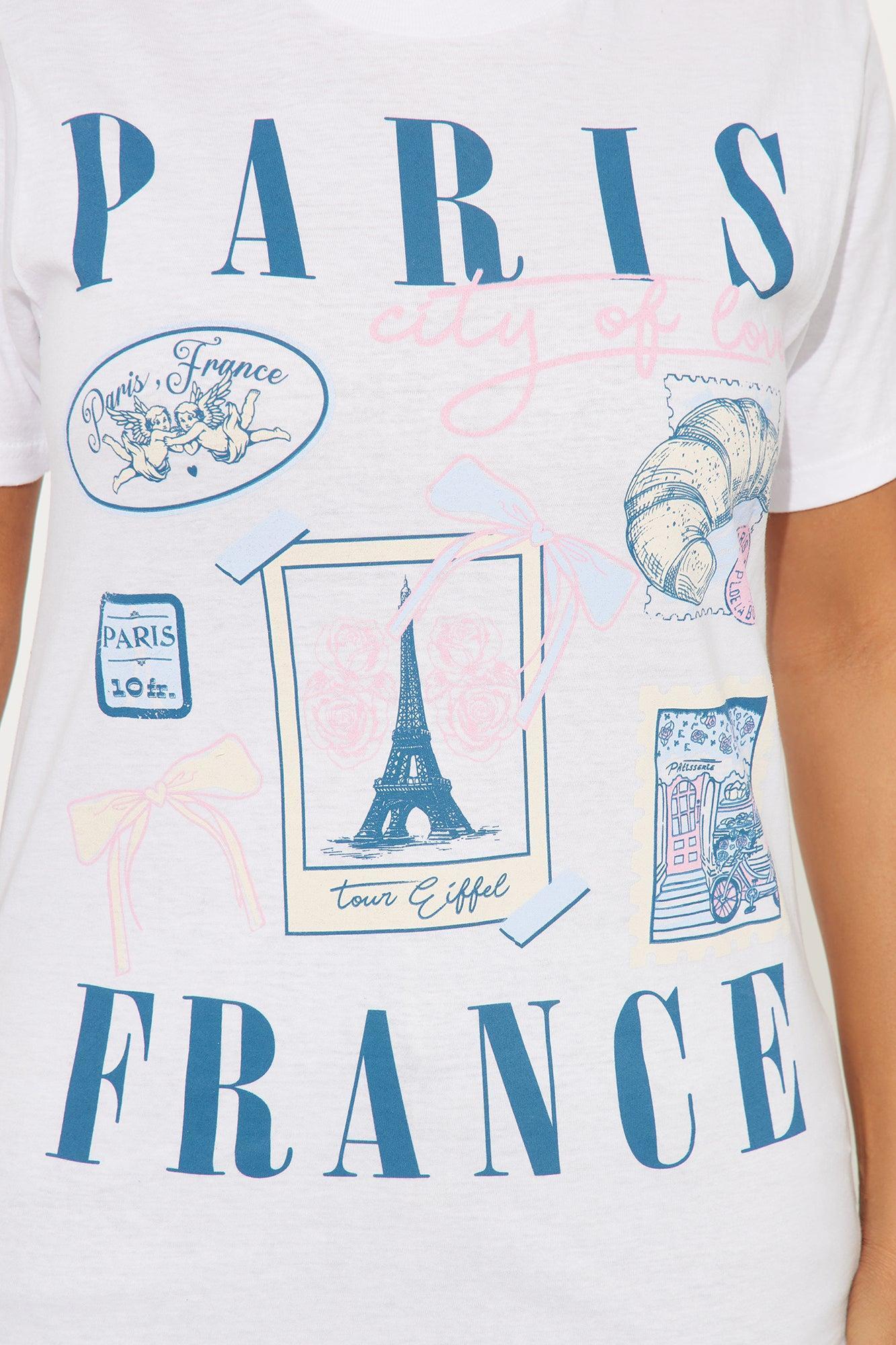 With Love From Paris Tee - White Product Image