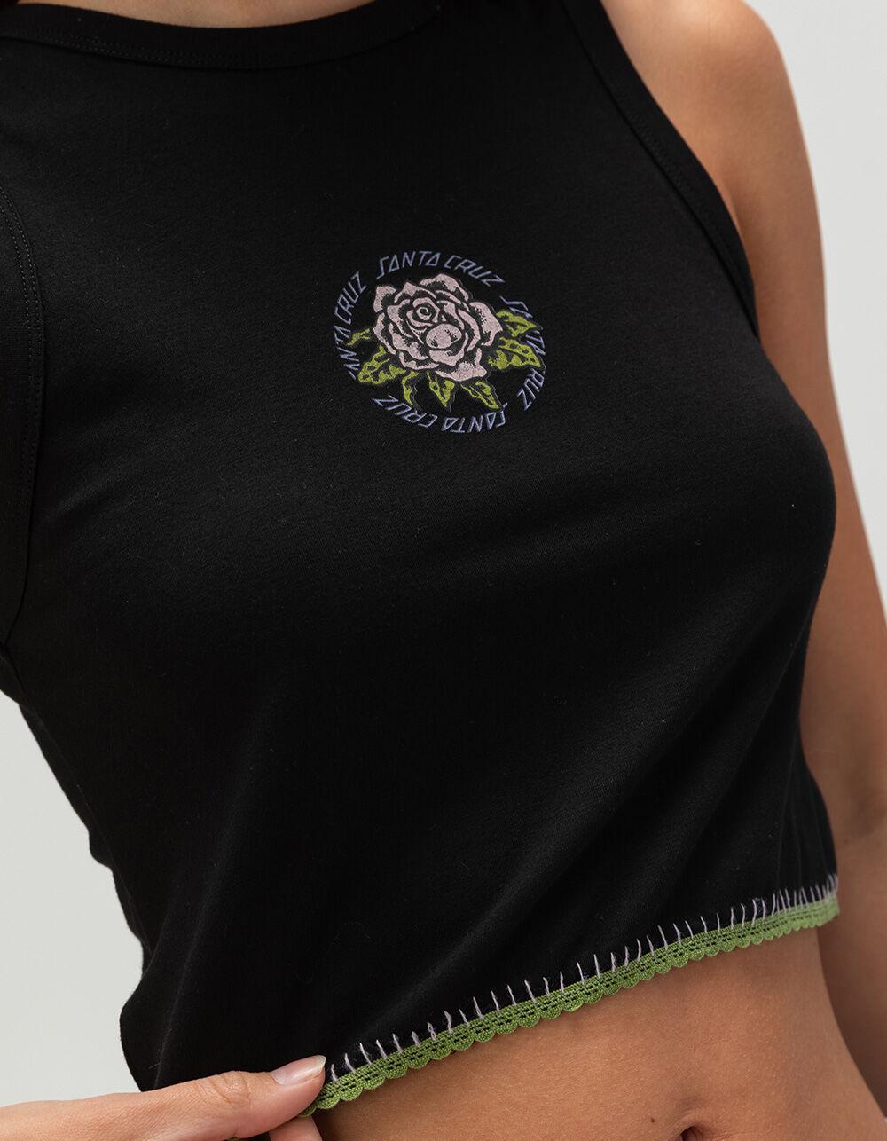 SANTA CRUZ Ringed Arrangement Womens Tank Top - WASHED BLACK Product Image