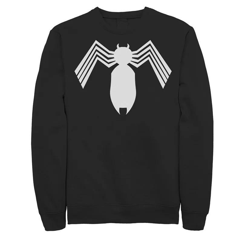 Men's Marvel Spider-Man Arachnid All White Logo Sweatshirt, Size: XXL, Black Product Image