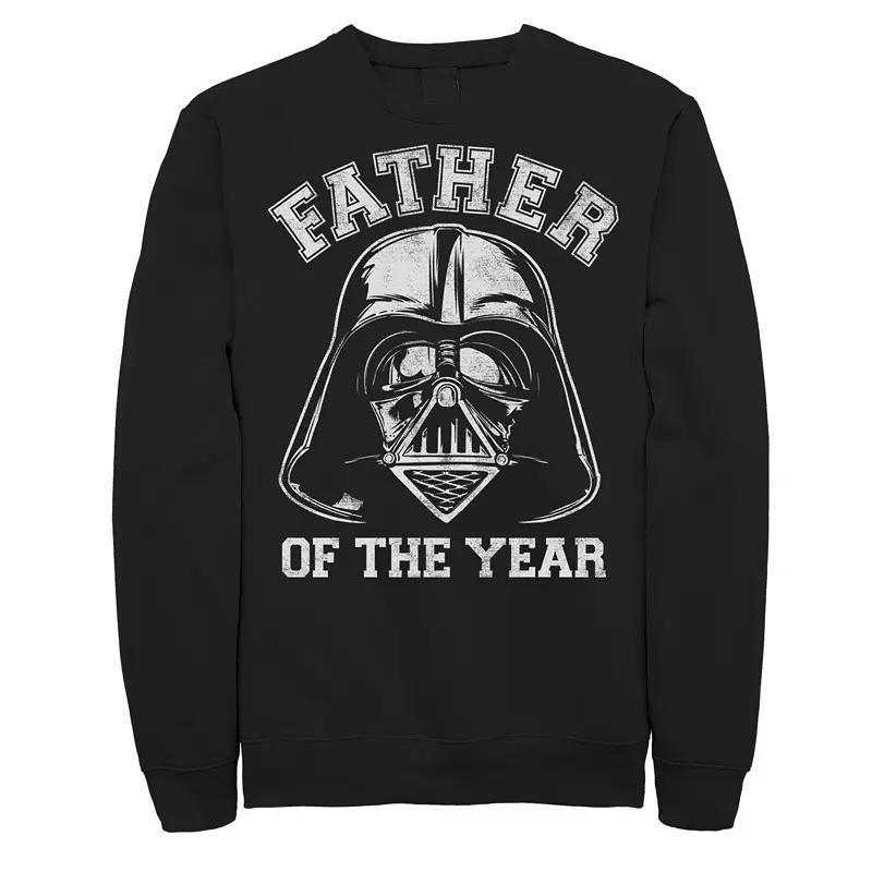Men's Star Wars Vader Father Of The Year Helmet Sweatshirt, Size: Large, Black Product Image