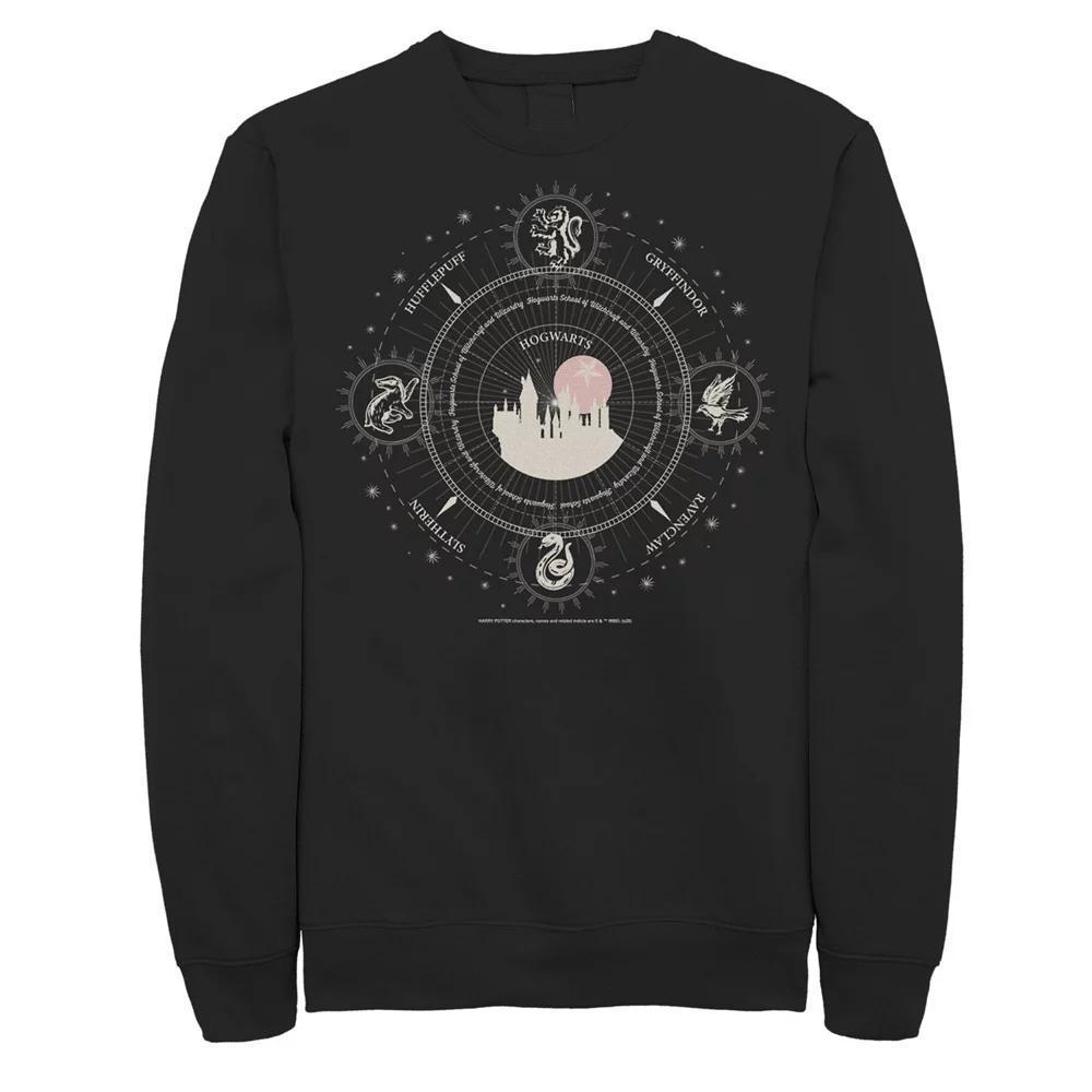 Men's Harry Potter Celestial Houses Sweatshirt, Size: Small, Black Product Image