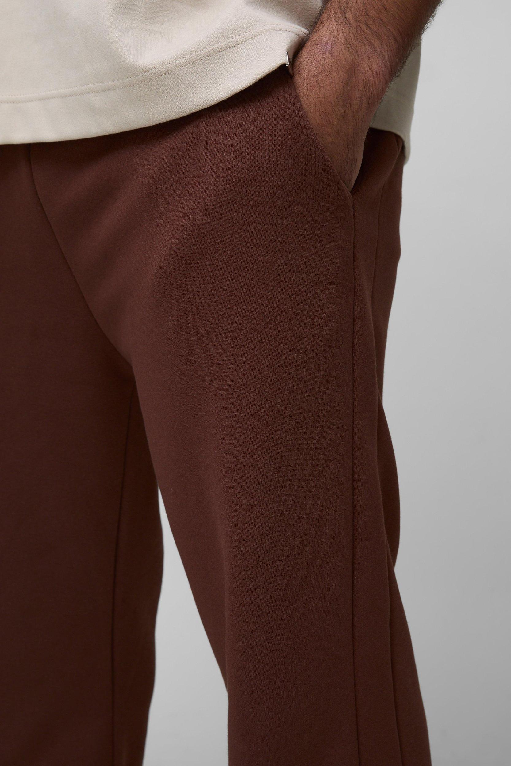 Plus Relaxed Fit Gusset Sweatpants | boohooMAN USA Product Image