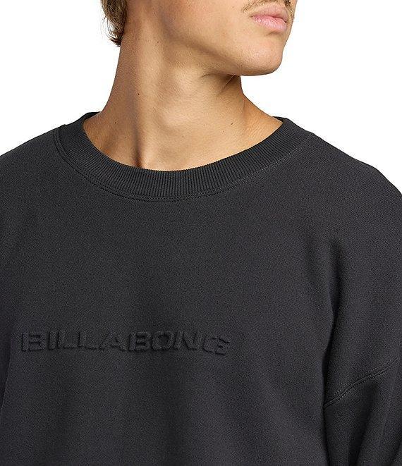 Billabong Iconic Embossed Long Sleeve Fleece Sweatshirt Product Image