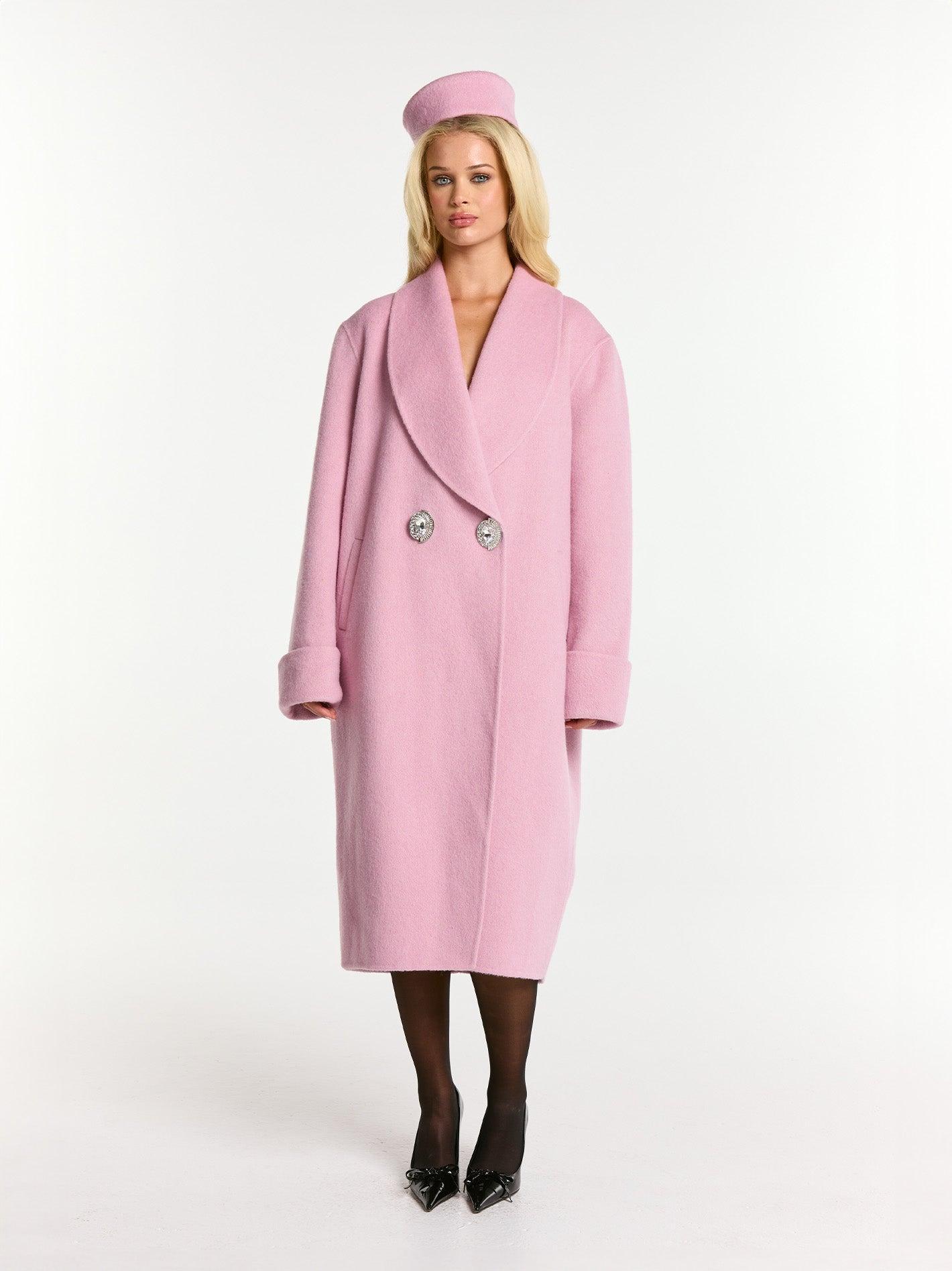 Audrina Coat (Pink) Product Image