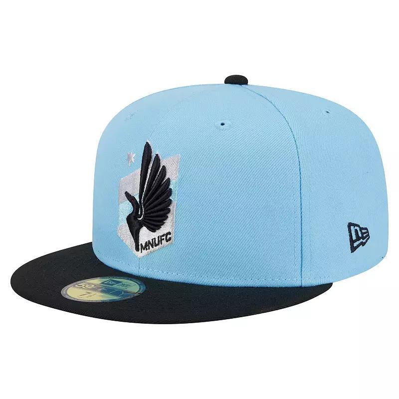 Men's New Era  Light Blue Minnesota United FC 2025 Kickoff 59FIFTY Fitted Hat, Size: 7 1/4, Mfc Light Product Image