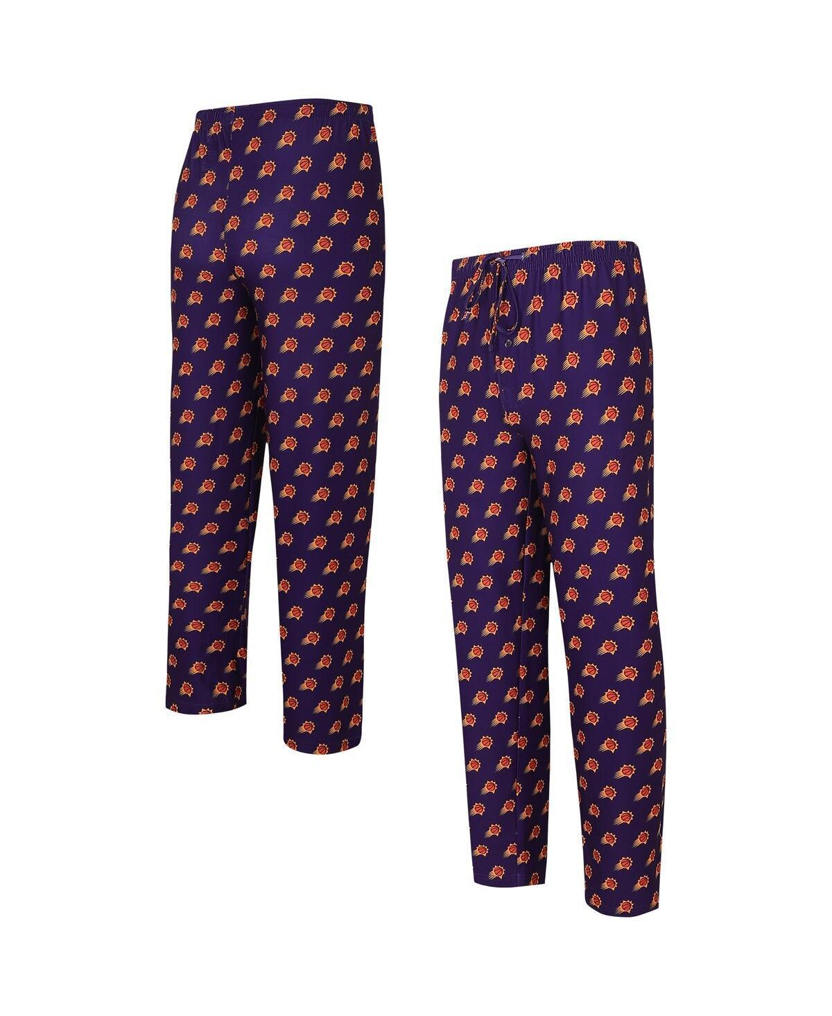 Men's Concepts Sport Purple Phoenix Suns Allover Logo Print Gauge Sleep Pants, Size: Large, Phx Purple Product Image