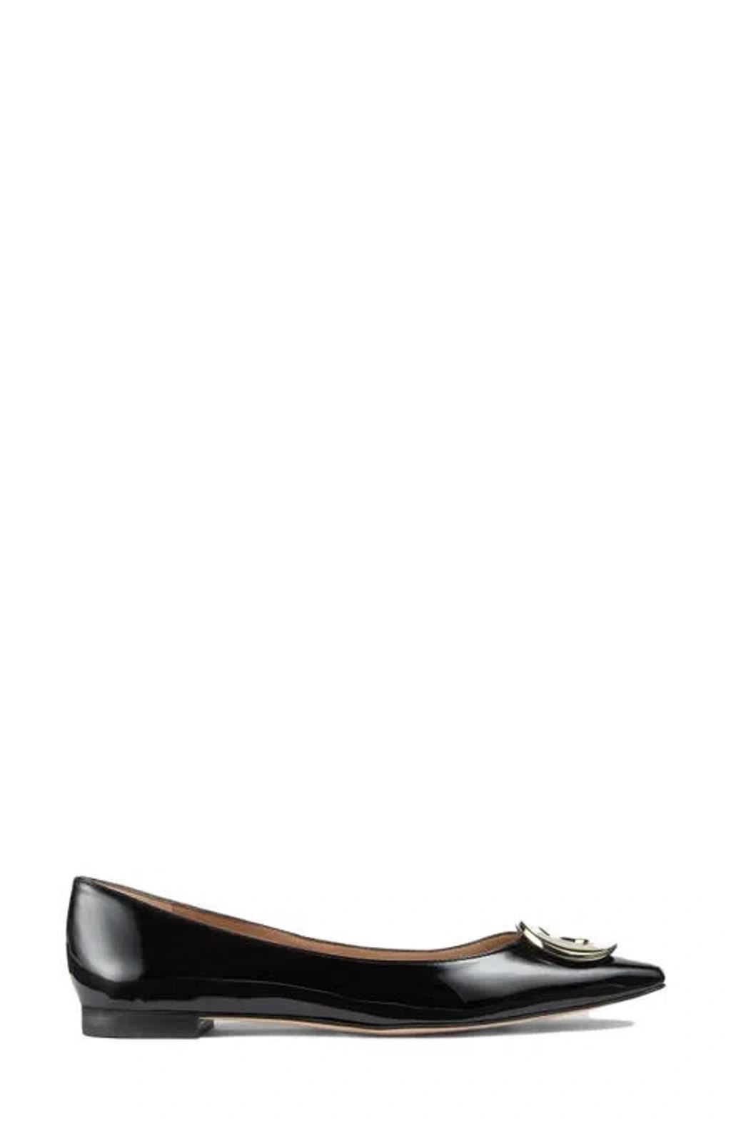 LK BENNETT Lisette Flat In Black Product Image