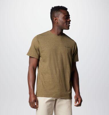 Men's Columbia Thistletown Hills Omni-Wick Performance Tee, Size: Small, Olive Green Product Image