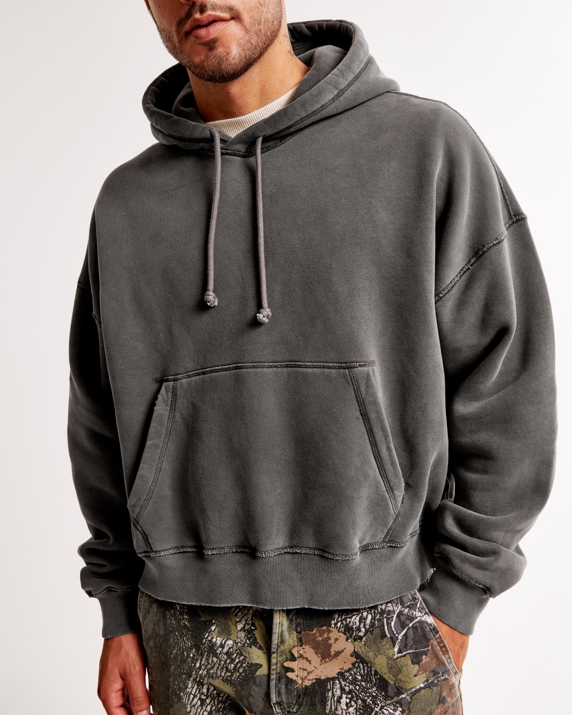 Essential Cropped Popover Hoodie Product Image