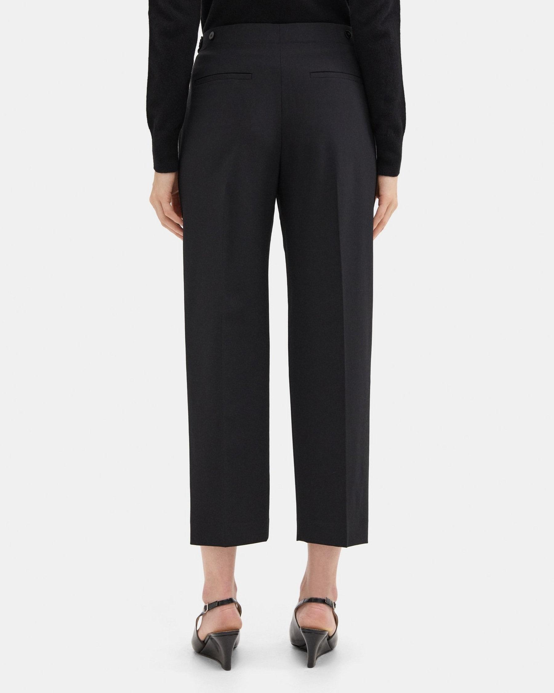 Pleated Relaxed Pant in Sevona Stretch Wool Product Image