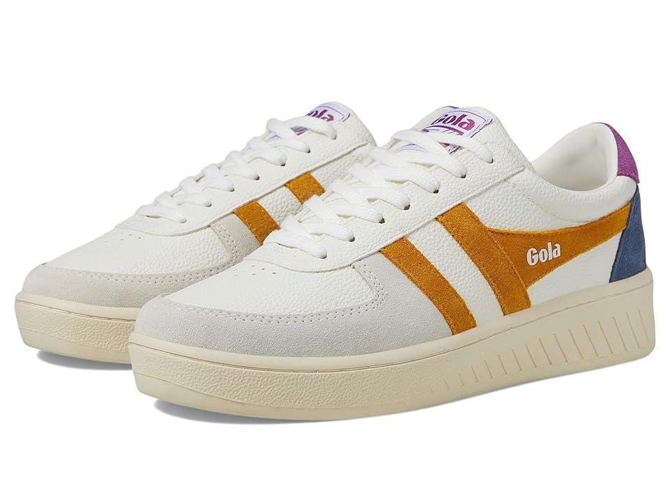 Gola Grandslam Trident (White/Pastel Pink/Iceberg) Women's Shoes Product Image