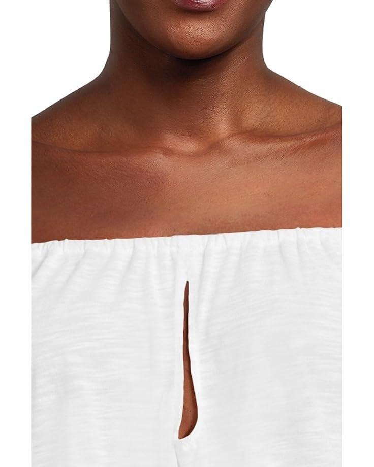 Breezy Basics Off The Shoulder Romper Cover-Up Product Image