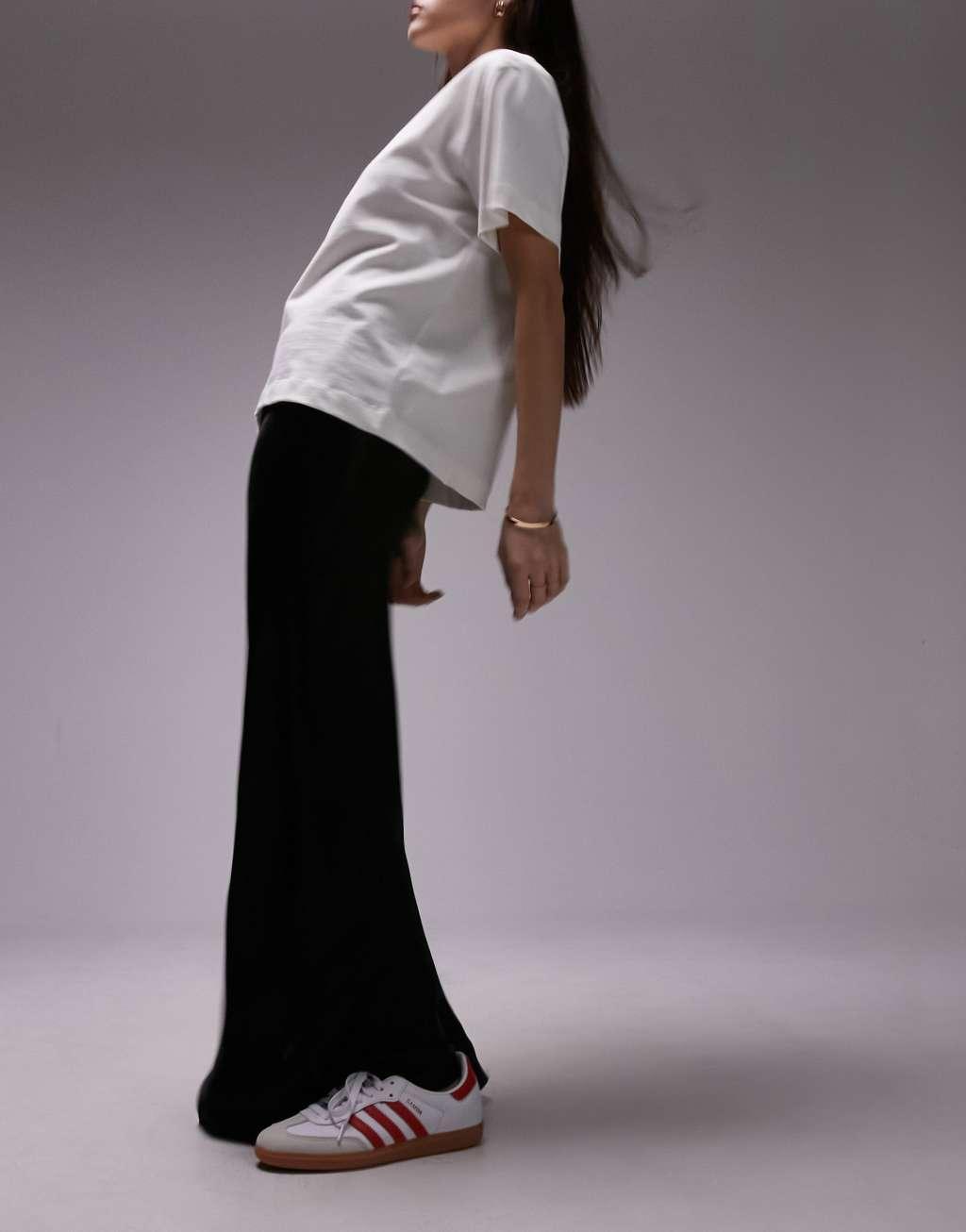 Topshop animal print maxi bias skirt Product Image