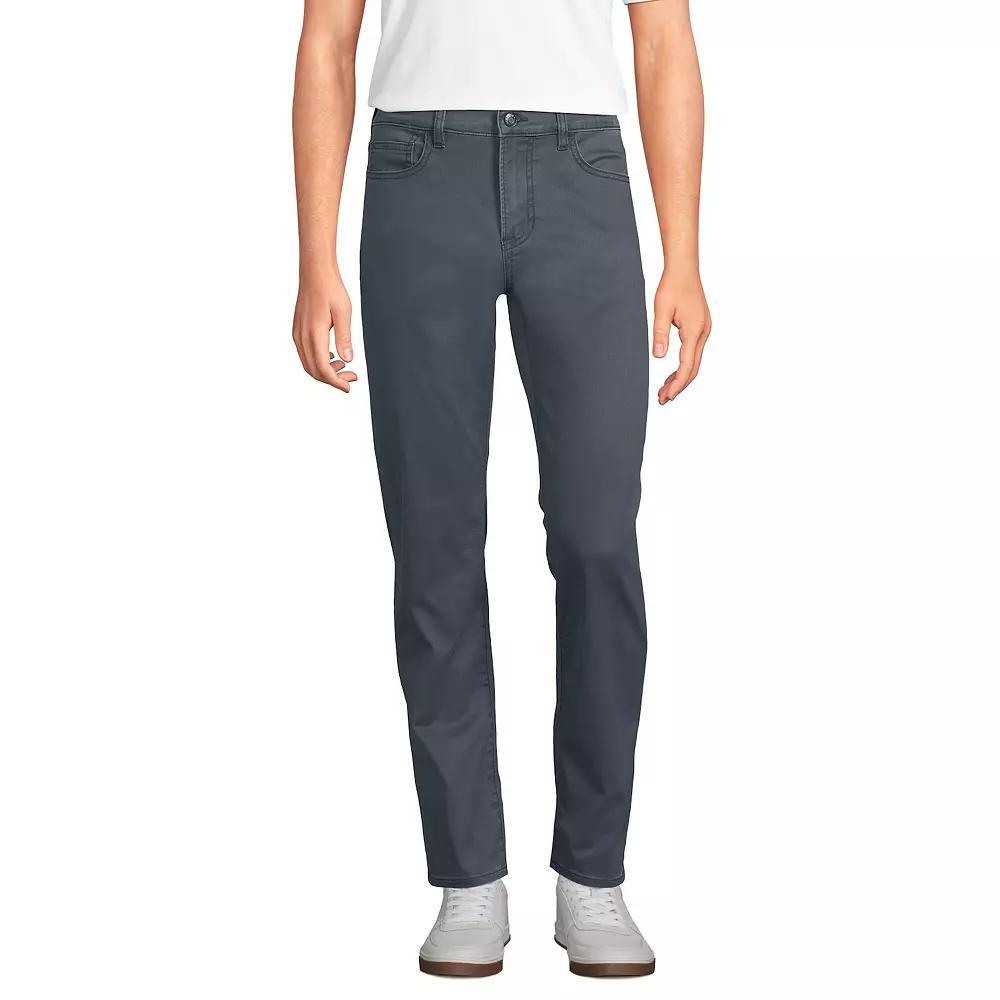 Men's Lands' End Slim-Fit Hybrid Pants, Size: 37, Grey Product Image
