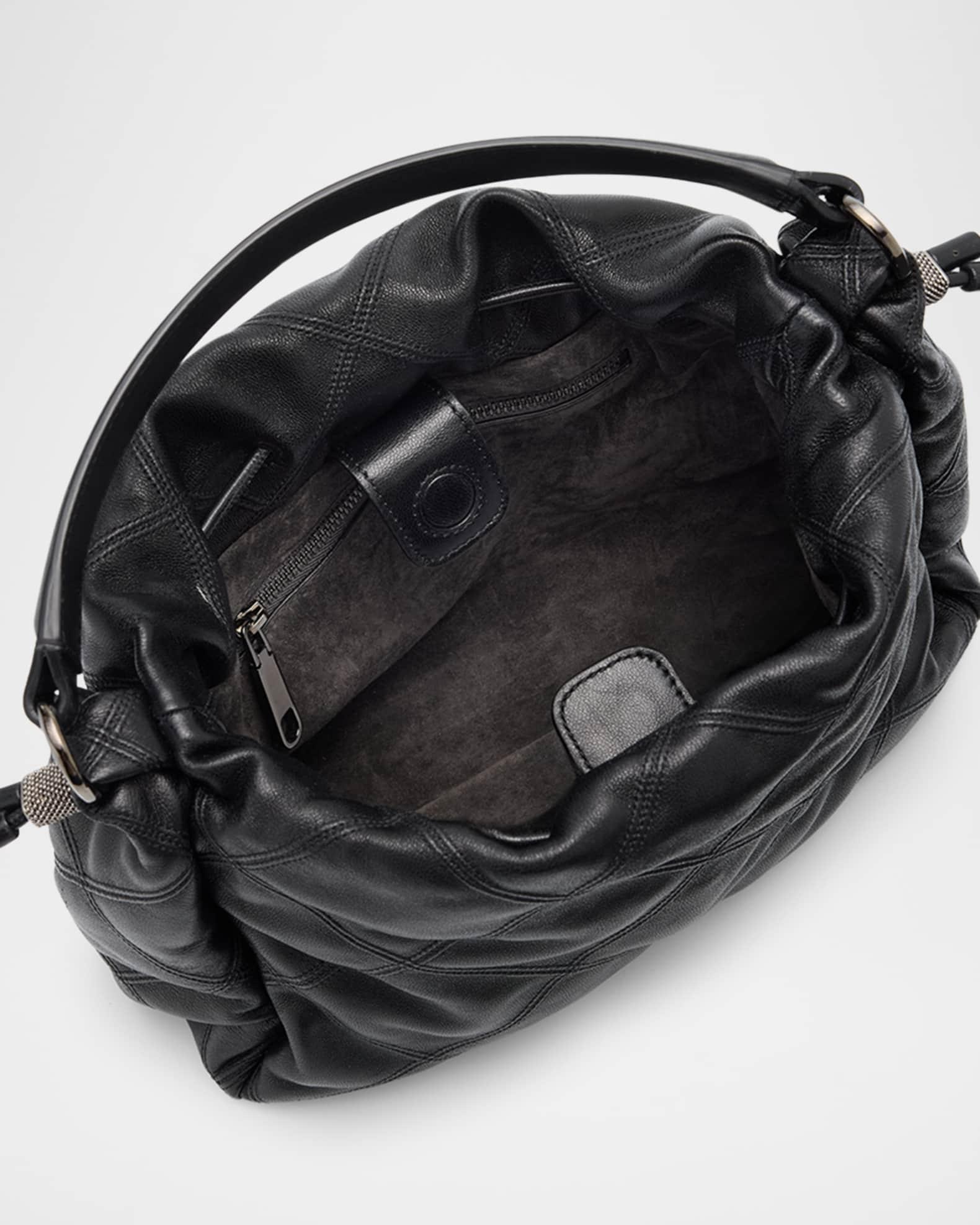 Small Quilted Leather Bucket Bag Product Image