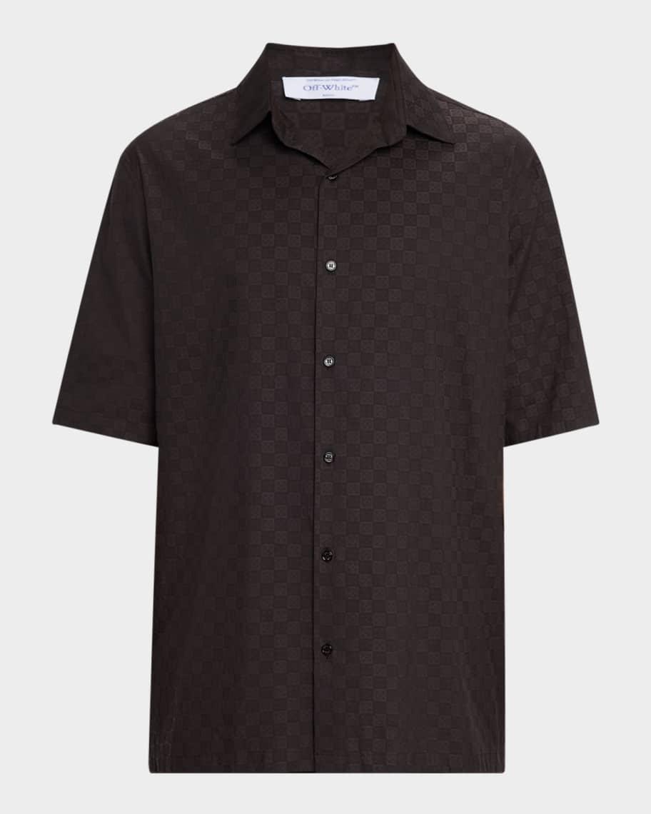 Mens Damier Arrows Bowling Shirt Product Image