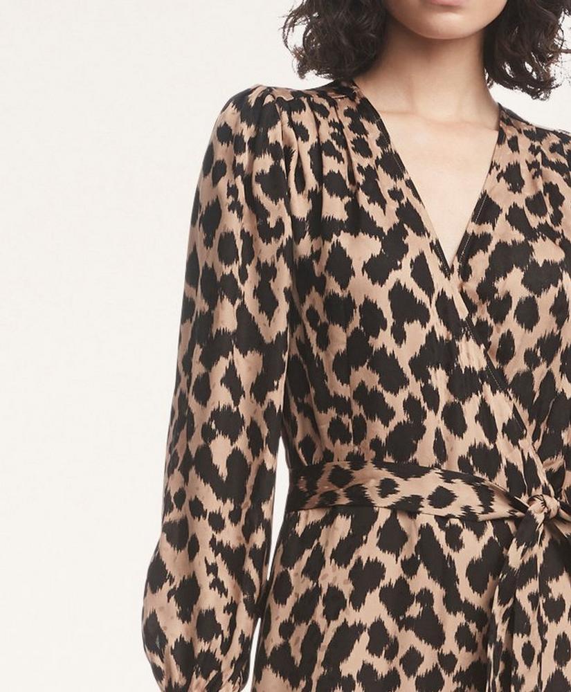 Sateen Wrap Dress Product Image
