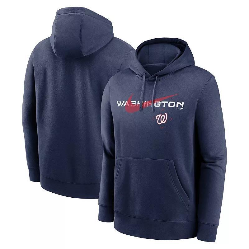 Men's Nike Navy Seattle Mariners Swoosh NeighborHOOD Pullover Hoodie, Size: Medium, Blue Product Image
