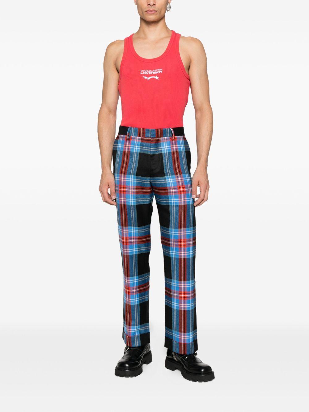 logo ribbed tank top Product Image