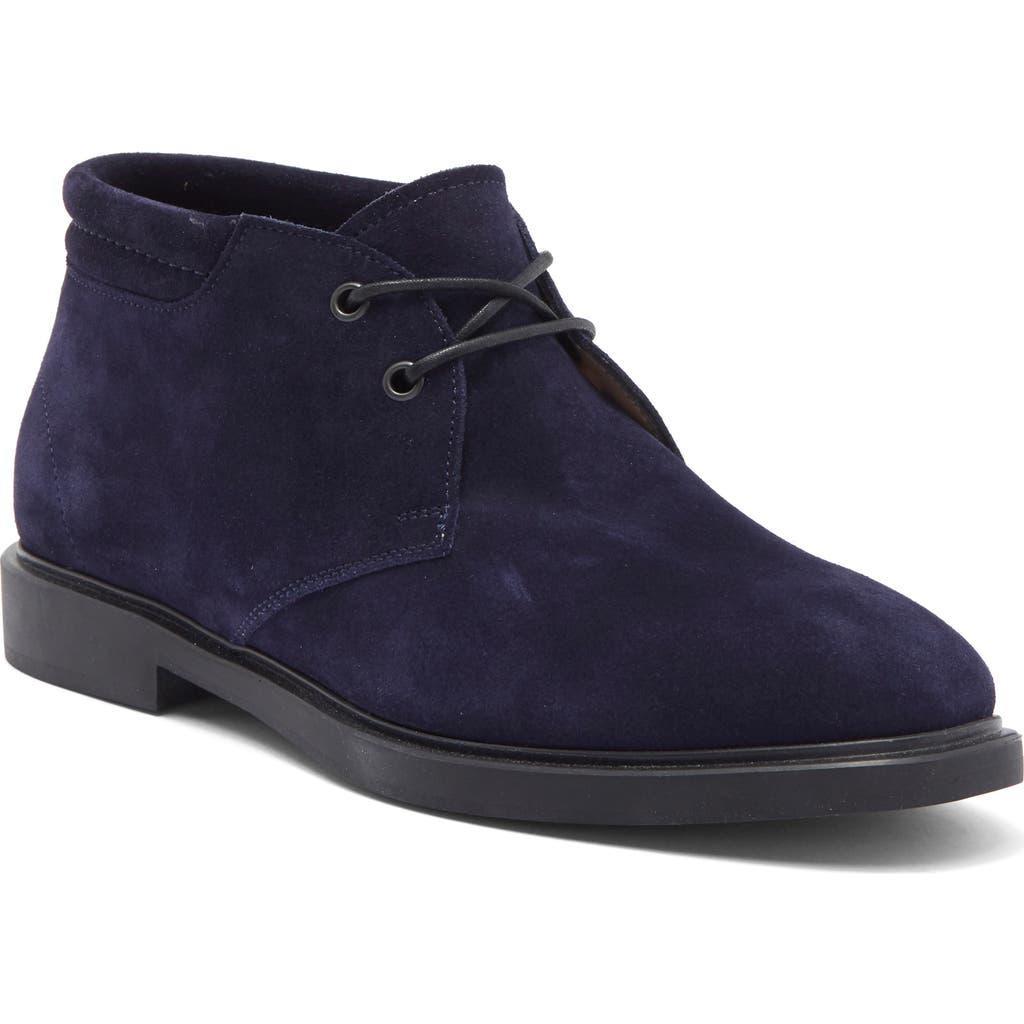 FERRAGAMO Rare Chukka Boot In Crosta Otterproof N Blue Marin Product Image