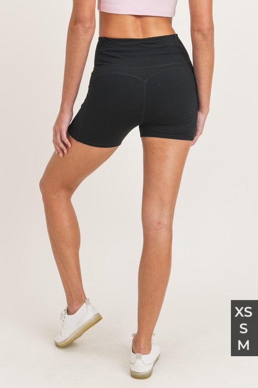 Essential Sweetheart High Waist Shorts Product Image