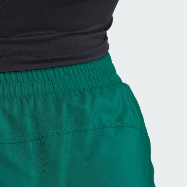 adidas Pacer Training 3-Stripes Woven High-Rise Shorts Pink Fusion S 3 Womens Product Image