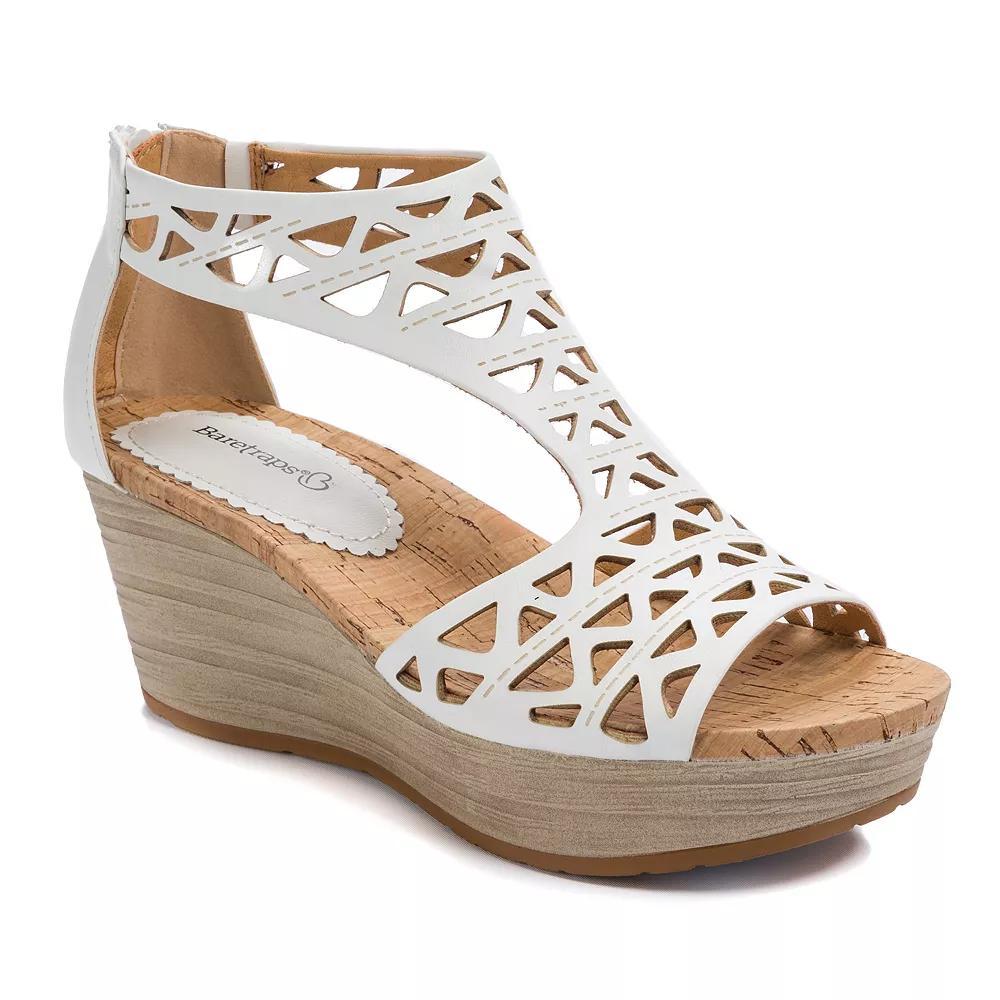 Baretraps Miriam Women's Wedge Sandals, Size: 9.5, White Product Image