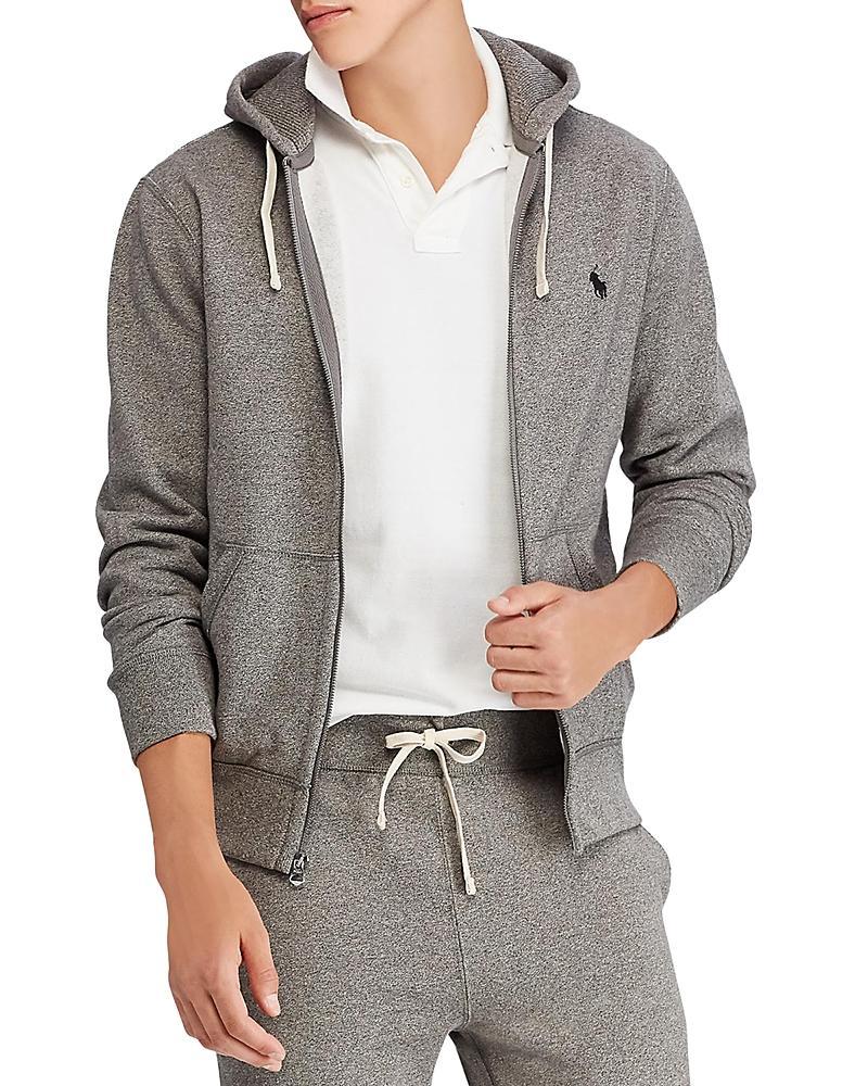 Polo Ralph Lauren Men's Zip Front Fleece Hoodie in Cruise Navy at Nordstrom, Size X-Large Product Image