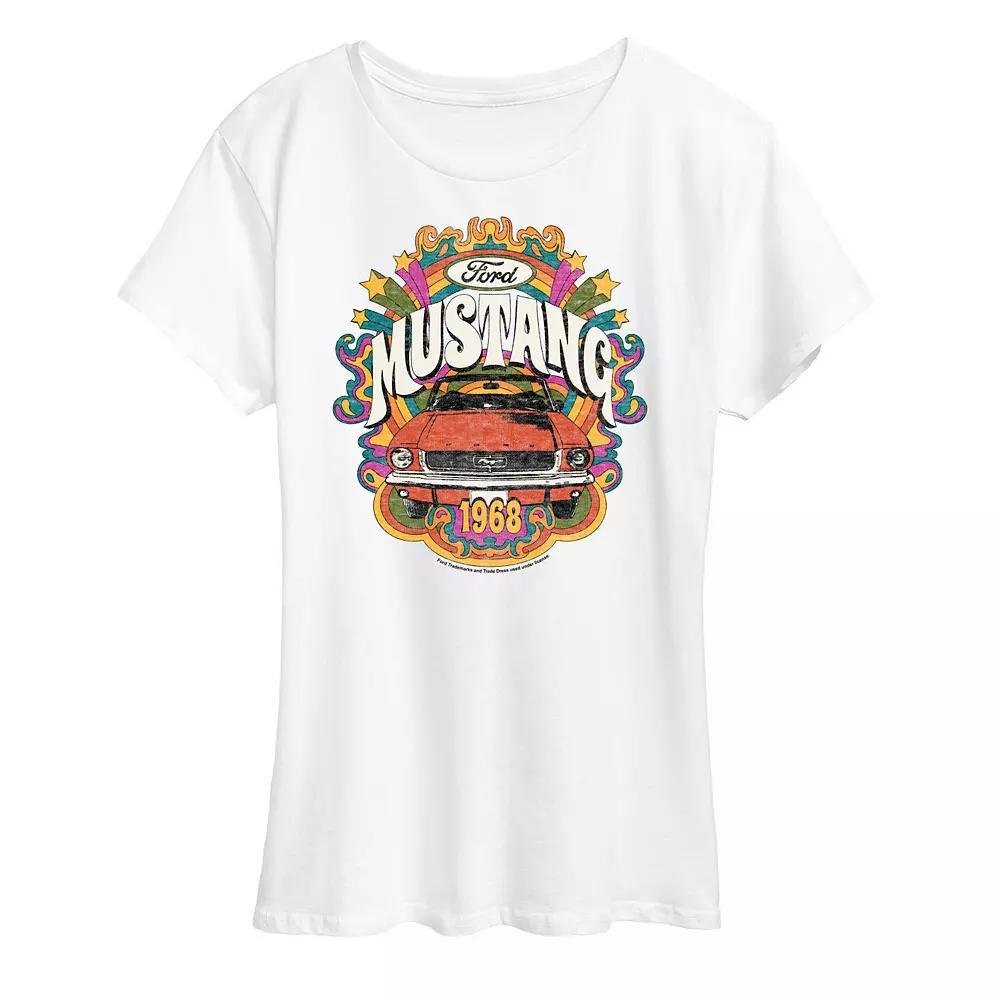 Womens Ford 1968 Ford Mustang Graphic Tee Product Image