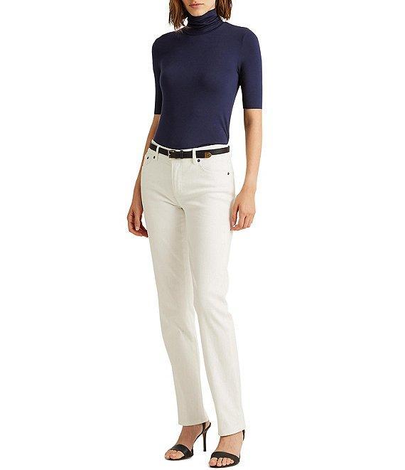 Lauren Ralph Lauren Knit Jersey Turtleneck Top Product Image