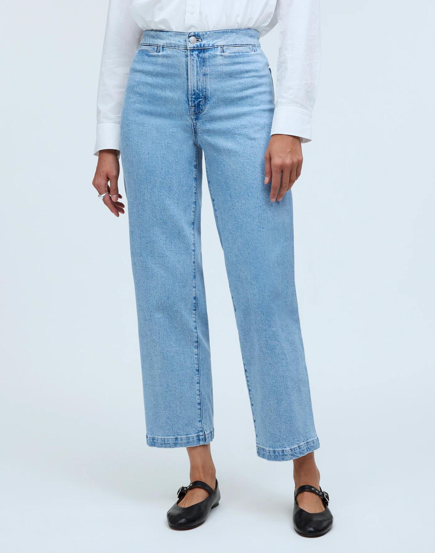 The Emmett Wide-Leg Crop Jean: Welt Pocket Edition Product Image