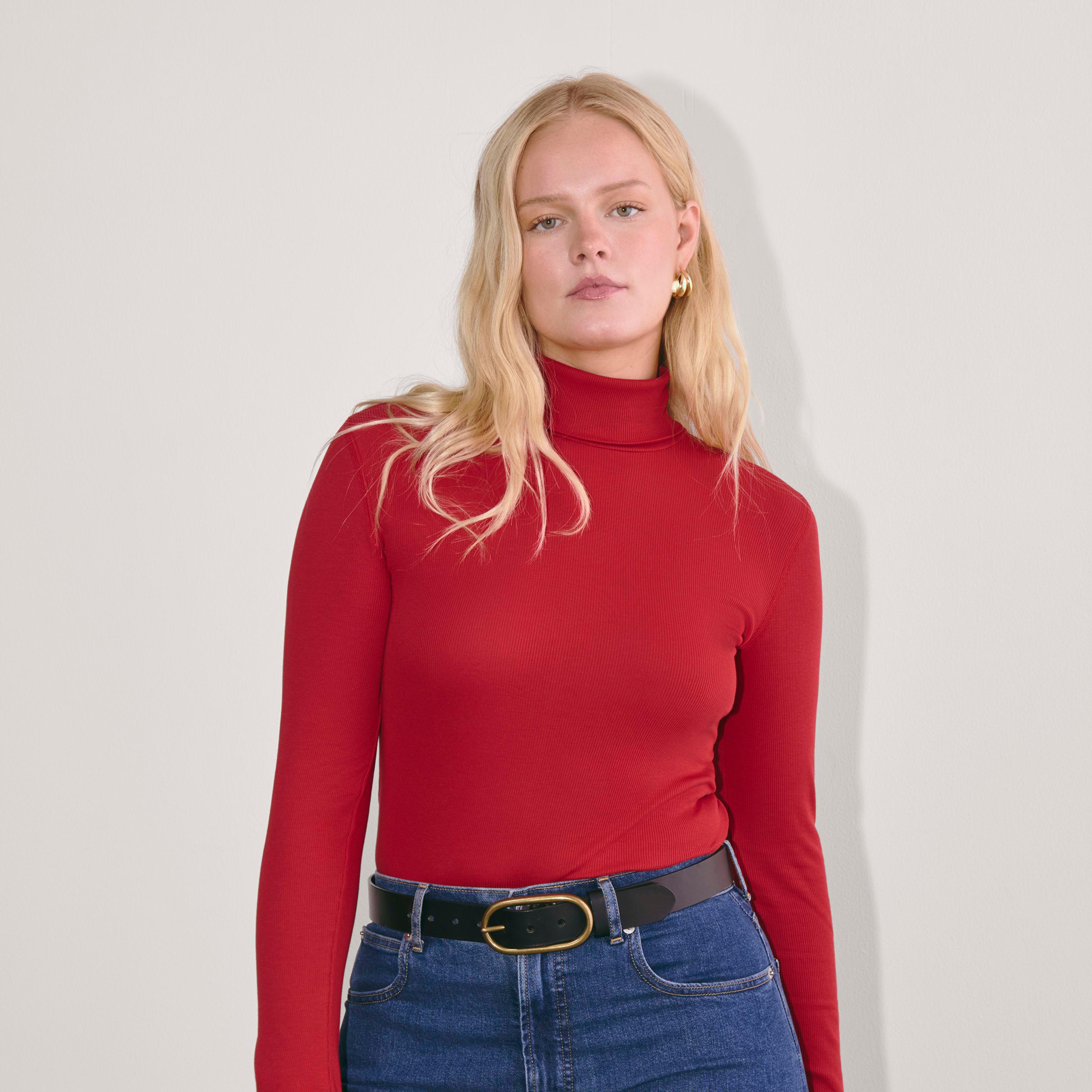 Womens Luxe Rib Turtleneck Sweater by Everlane Product Image