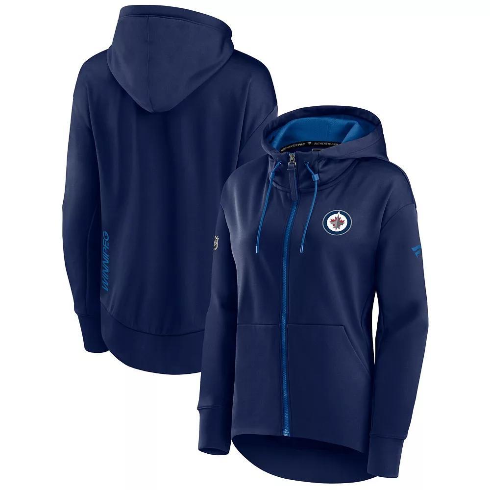 Women's Fanatics Branded Royal New York Islanders Authentic Pro Rink Full-Zip Hoodie, Size: XL, Isl Blue Product Image