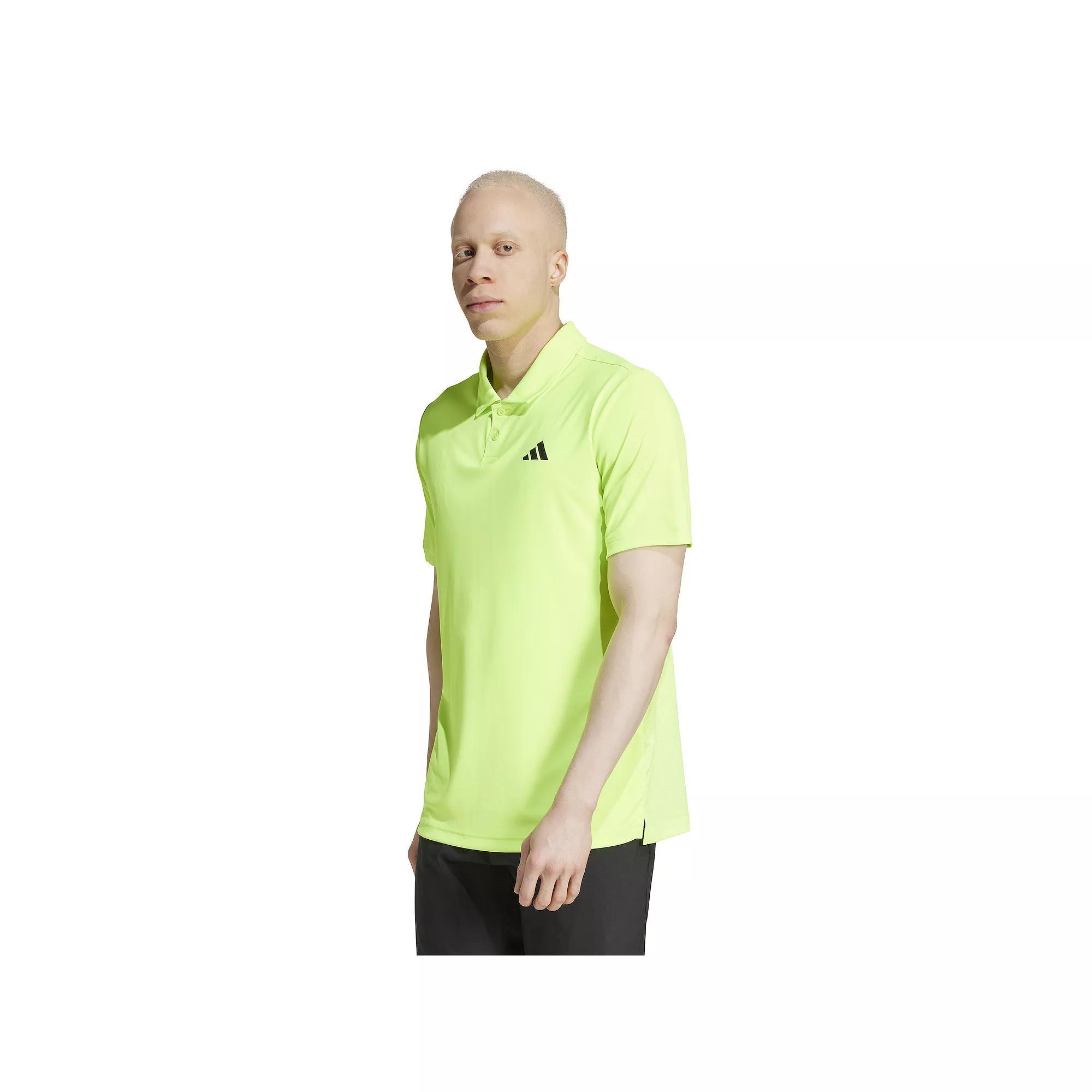 Men's adidas Club Tennis Climacool Polo Shirt, Size: Medium, Lucid Yellow Product Image