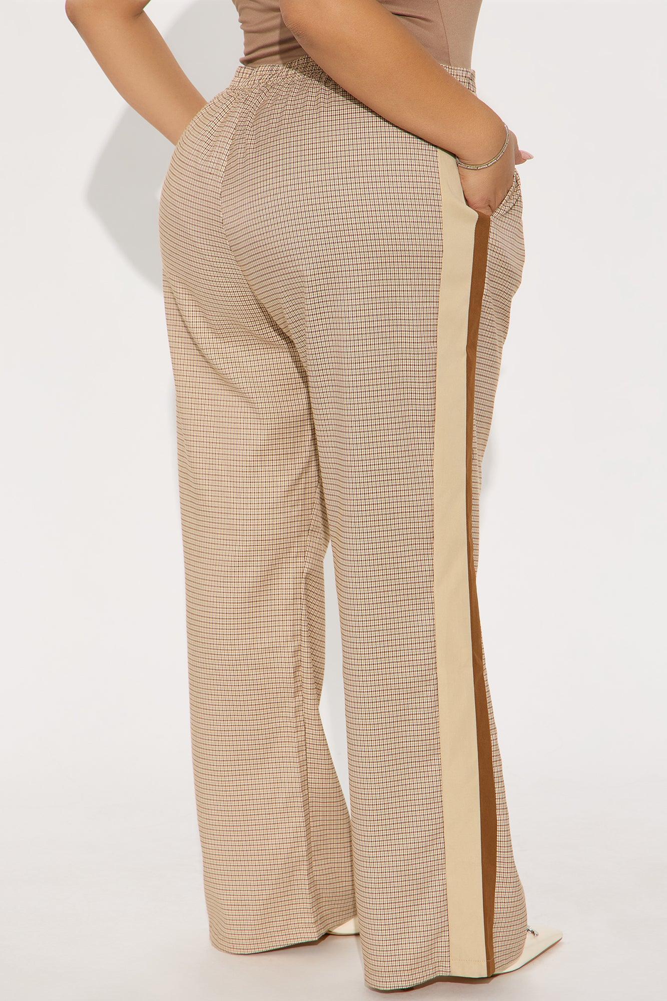 Varley Plaid Pant - Brown/combo Product Image