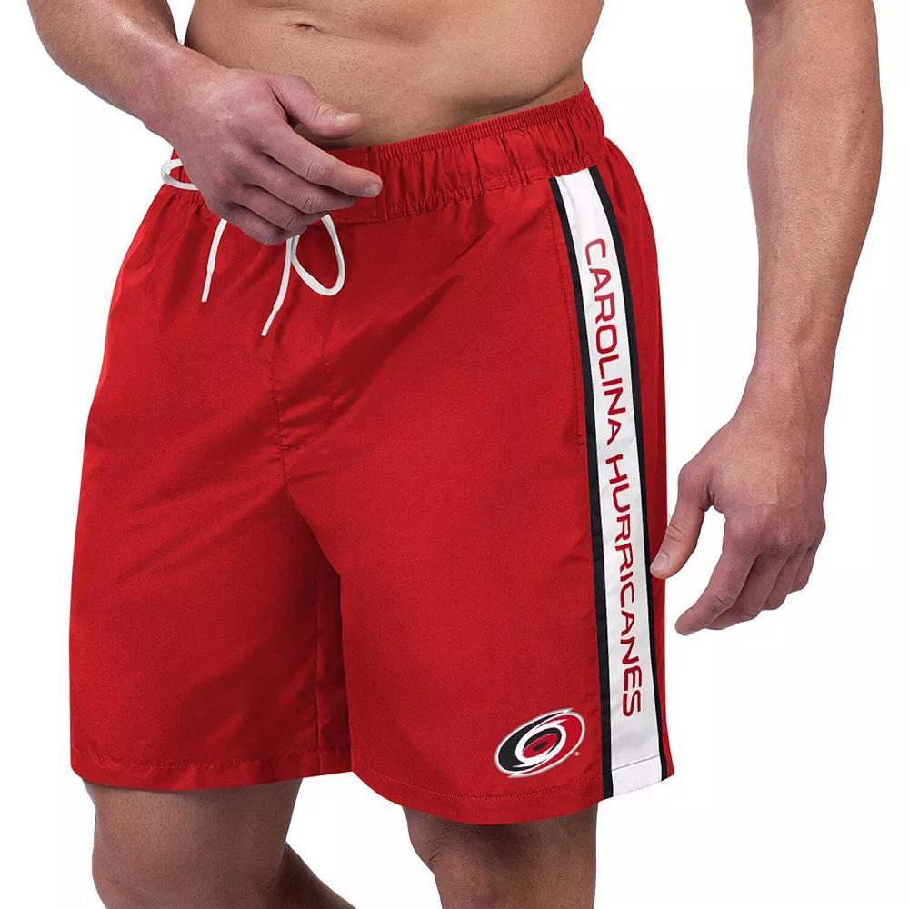 Men's G-III Sports by Carl Banks Burgundy Colorado Avalanche Streamline Volley Swim Trunks, Size: Large, Med Re Product Image