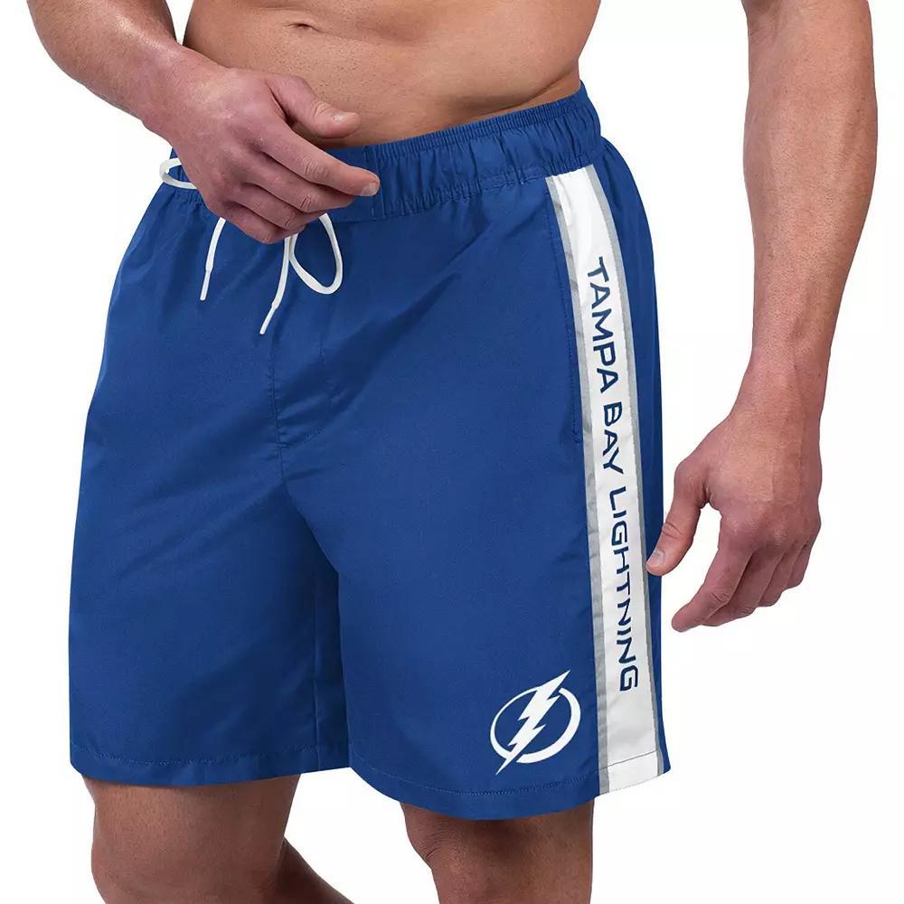 Men's G-III Sports by Carl Banks Blue Tampa Bay Lightning Streamline Volley Swim Trunks, Size: 2XL, Lgh Blue Product Image