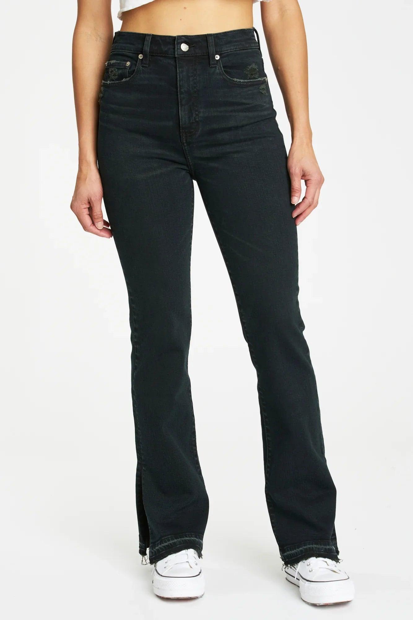 Go Getter High Rise Flare in Late Text Product Image