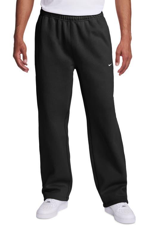 Nike Men's Solo Swoosh Open-Hem Fleece Pants Product Image