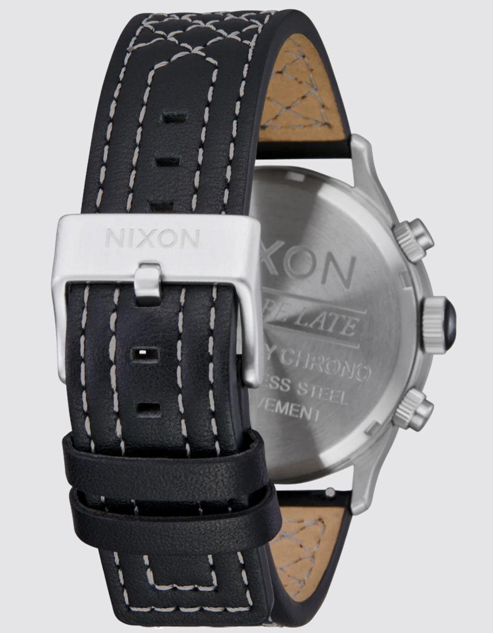 NIXON Sentry Chrono Leather Watch Product Image