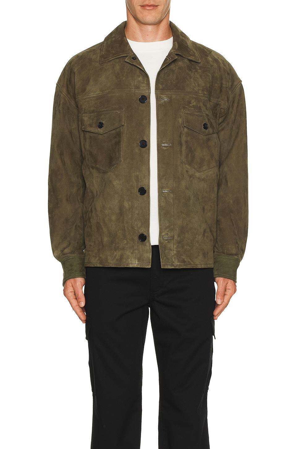 Clean Suede Jacket Product Image
